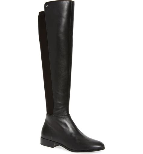 michael michael kors bromley stretch back riding boot|michael kors bromley leather boots.